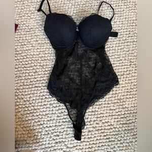 H&M Black Lace Bodysuit